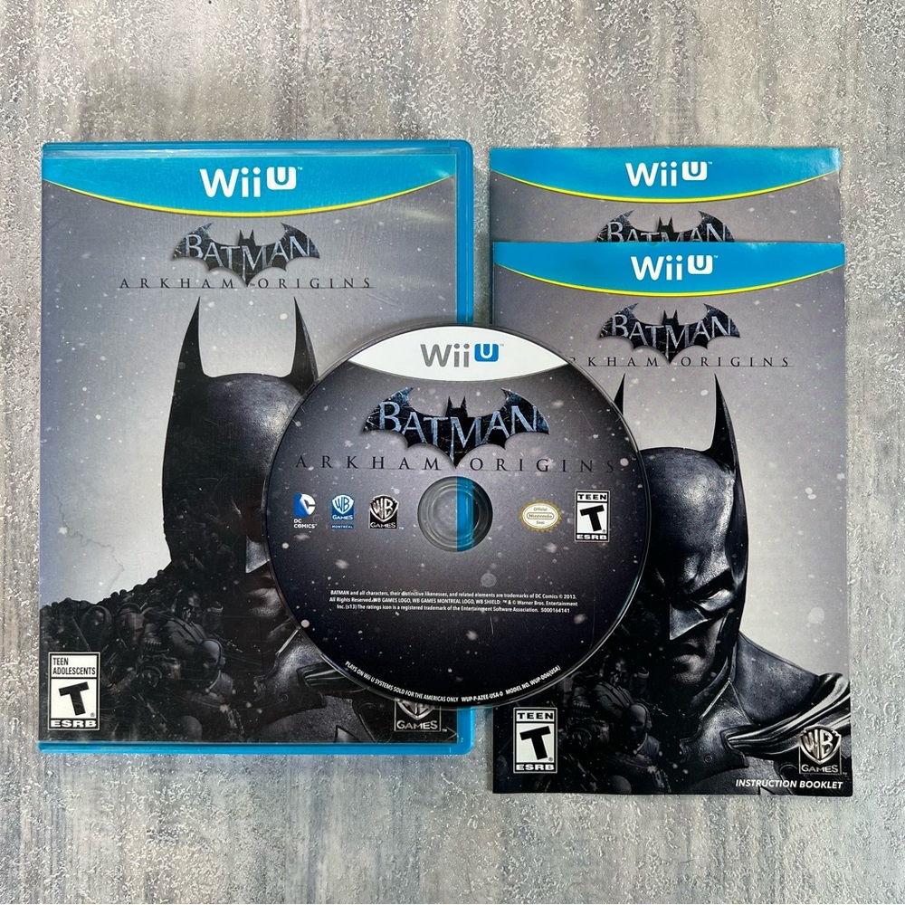 Batman: Arkham Origins (Nintendo Wii U, 2013) CIB Complete - Tested